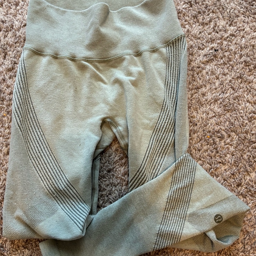 lululemon athletica Olive Green Leggings